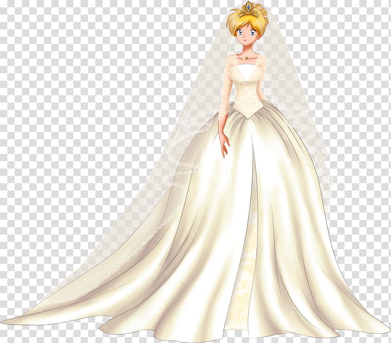 Bride Wedding dress Clothing, princess transparent background PNG clipart