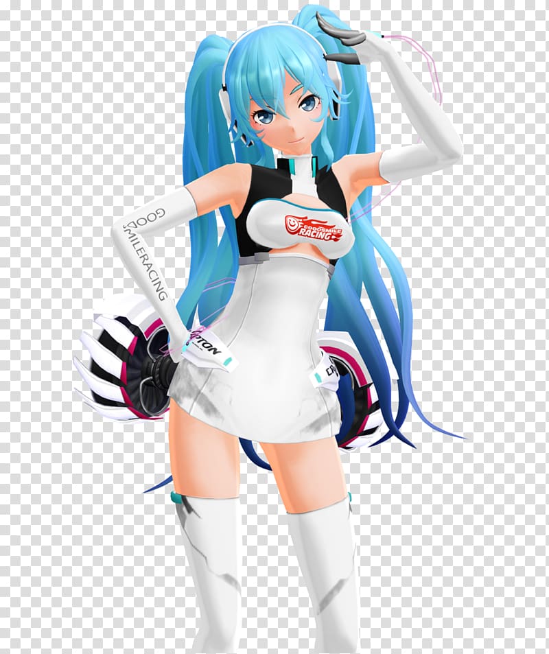 MikuMikuDance Hatsune Miku Blender Character, hatsune miku transparent background PNG clipart