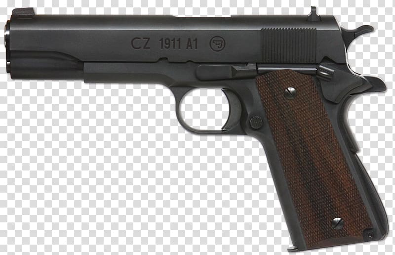 Airsoft Guns Blowback Air gun BB gun M1911 pistol, gun transparent background PNG clipart