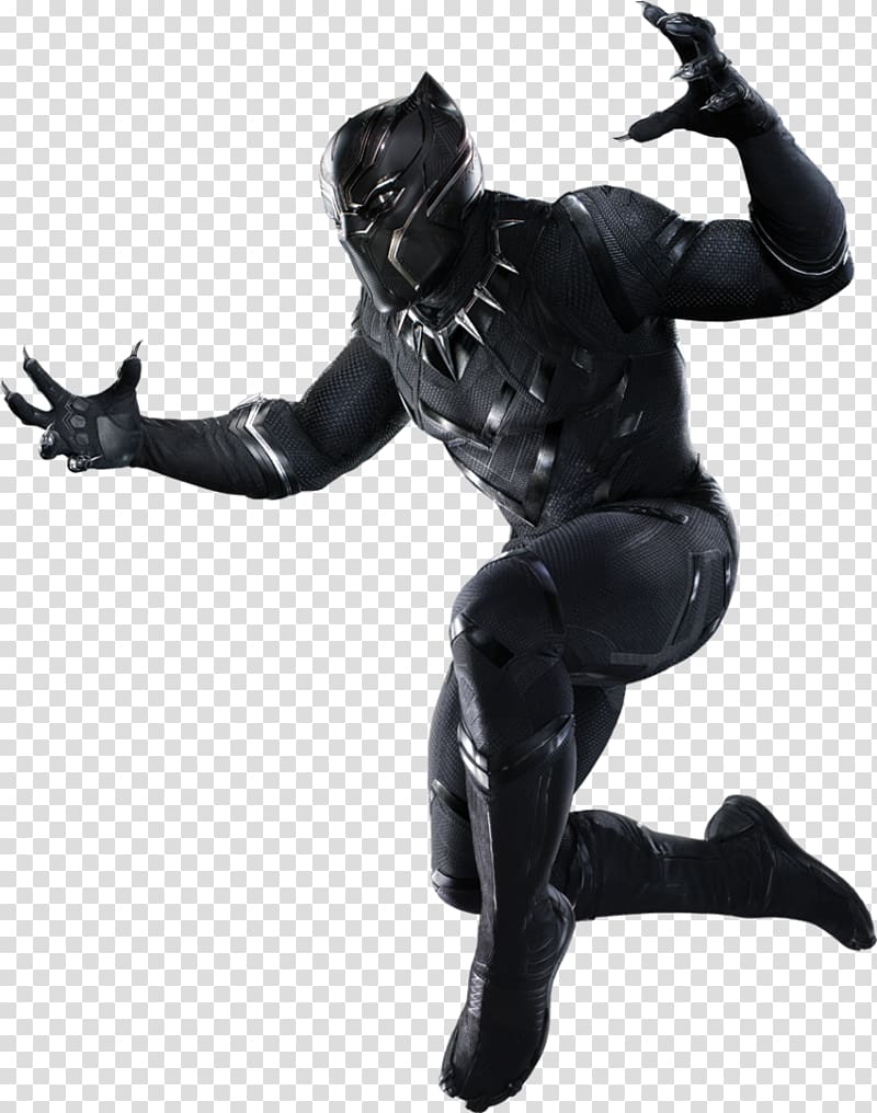 Black Panther Black Widow Vision Iron Man War Machine, black panther transparent background PNG clipart