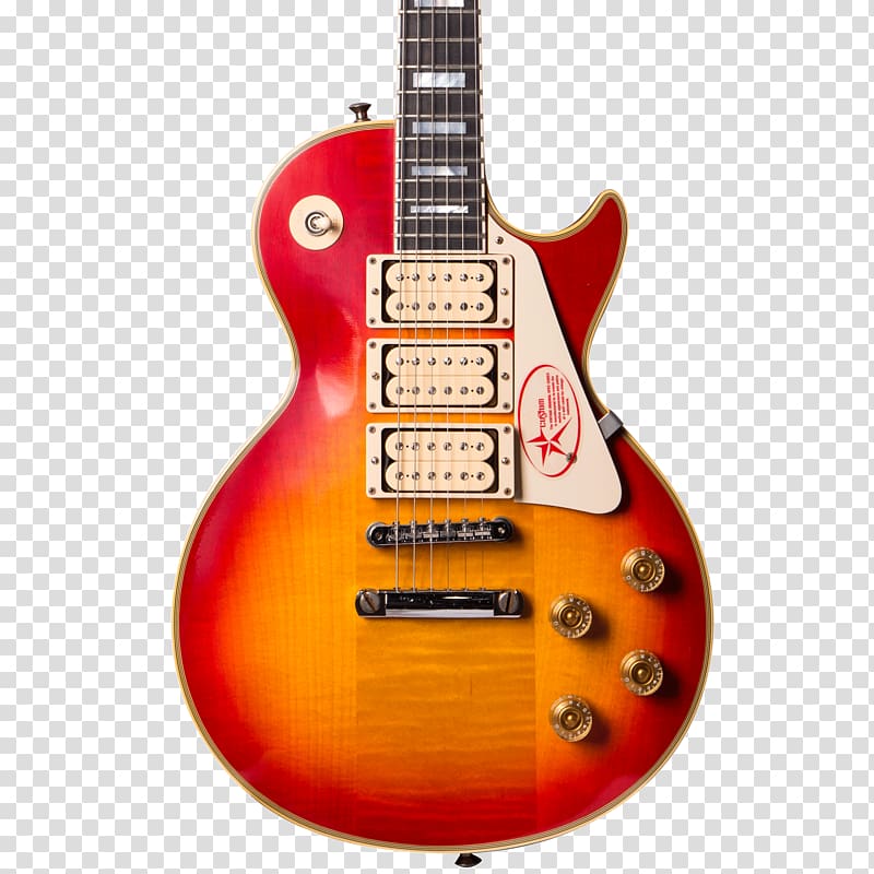 Gibson Les Paul Custom Semi-acoustic guitar Gibson Brands, Inc. Electric guitar, electric guitar transparent background PNG clipart