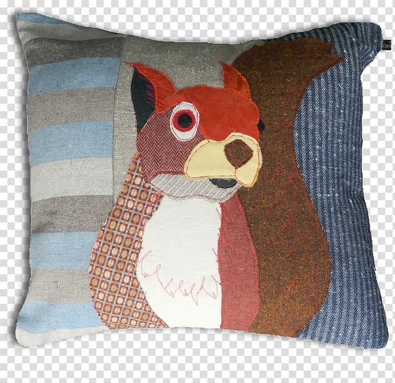 Throw Pillows Cushion Squirrel Textile, pillow transparent background PNG clipart