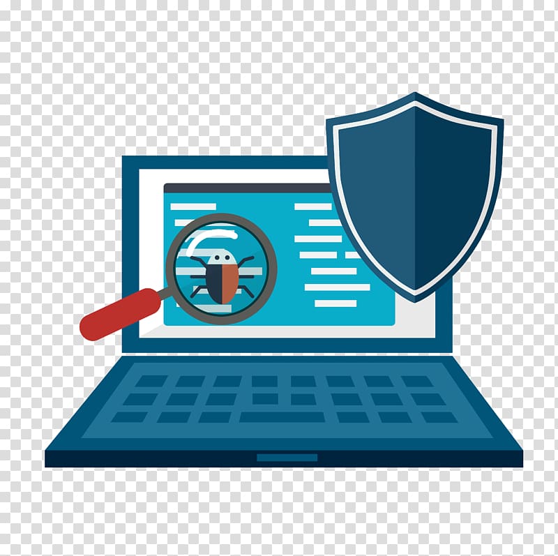 Computer security Internet security Antivirus software Web application security, Computer illustration transparent background PNG clipart
