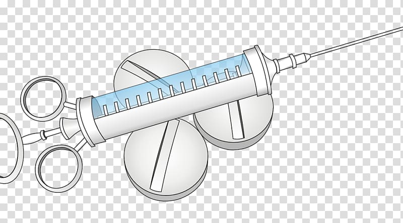 Syringe Injection Anesthesia Hypodermic needle Medicine, syringe transparent background PNG clipart
