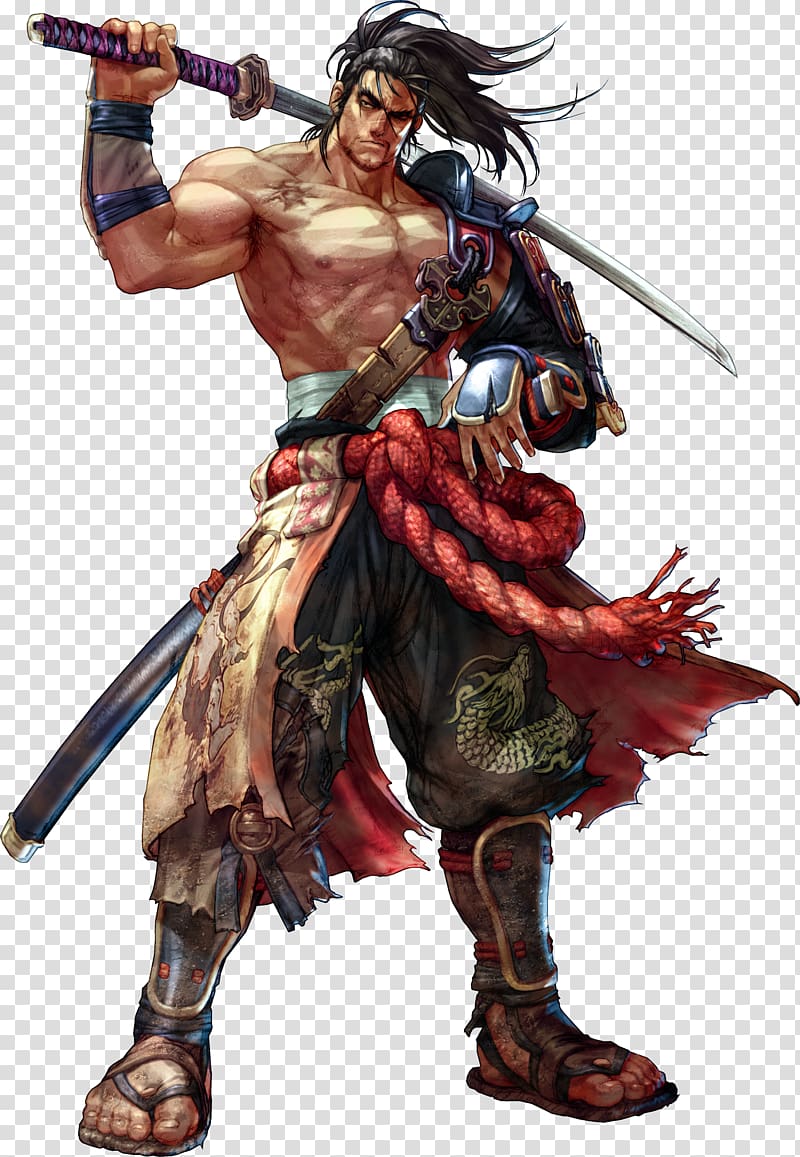 black hair cartoon character, Soulcalibur IV Soul Edge Soulcalibur V Soulcalibur II, samurai transparent background PNG clipart