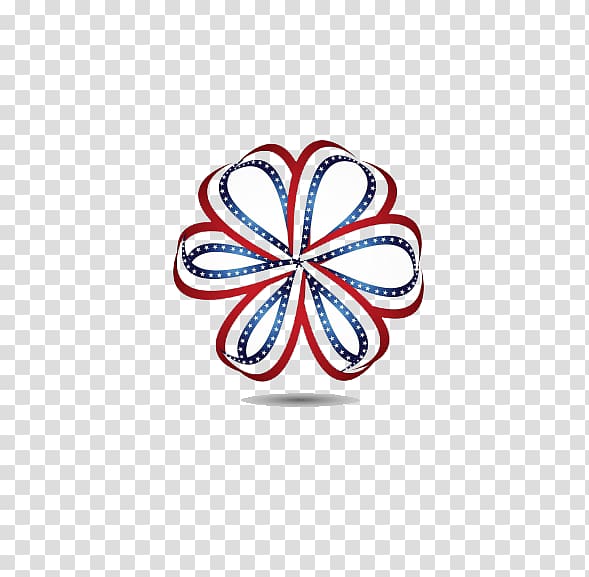 Cdr Adobe Illustrator, Red Ribbon Flowers transparent background PNG clipart