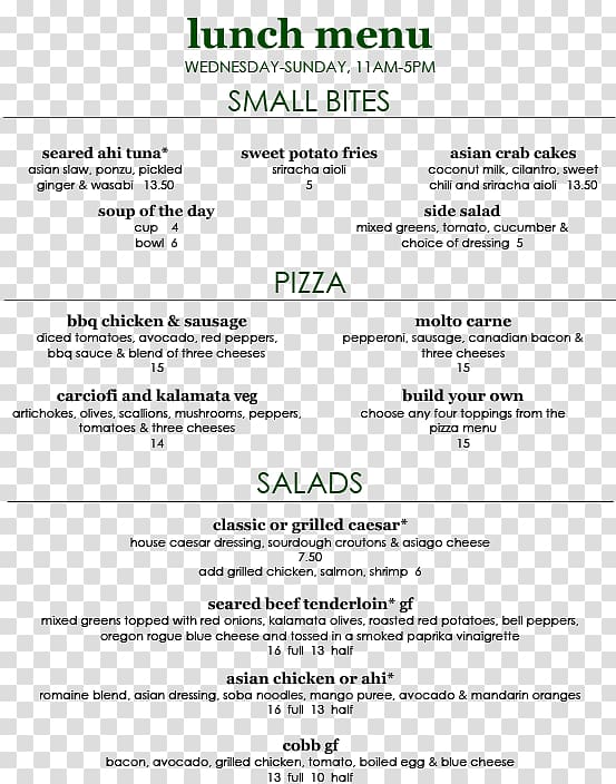 Document LINE Brand, Cafeteria Menu transparent background PNG clipart