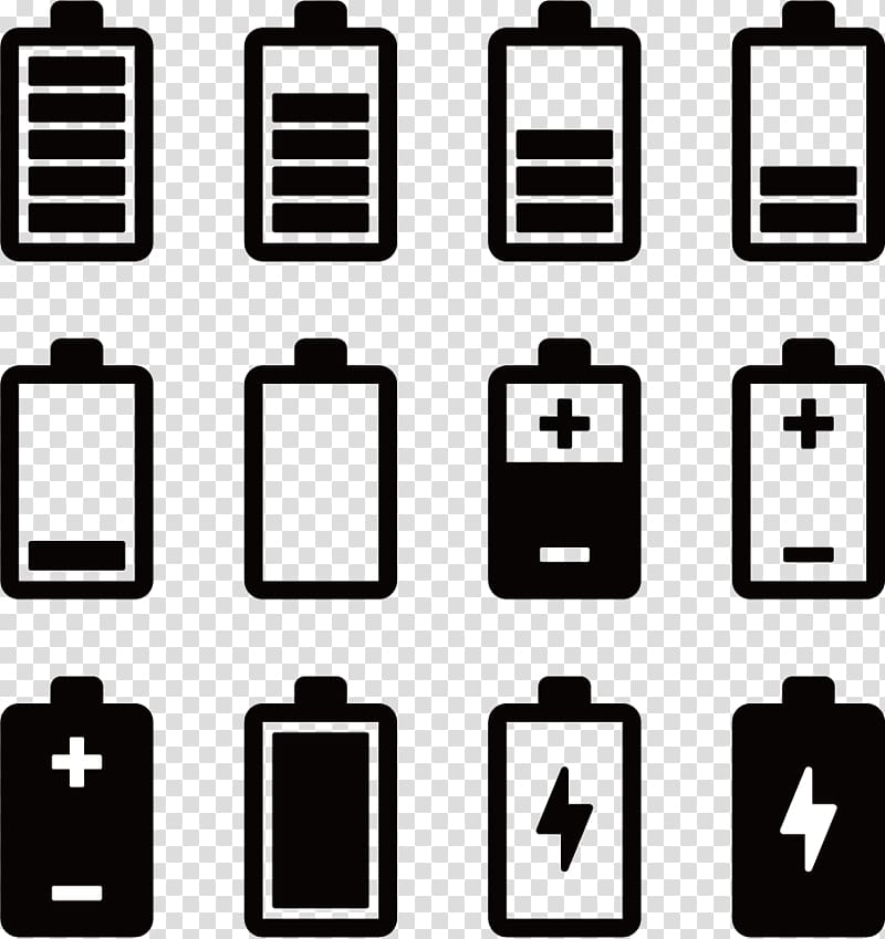 Battery charger Icon, Battery icon transparent background PNG clipart