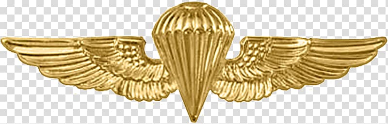 Parachutist Badge United States Navy Paratrooper Badges of the United States Marine Corps, military transparent background PNG clipart