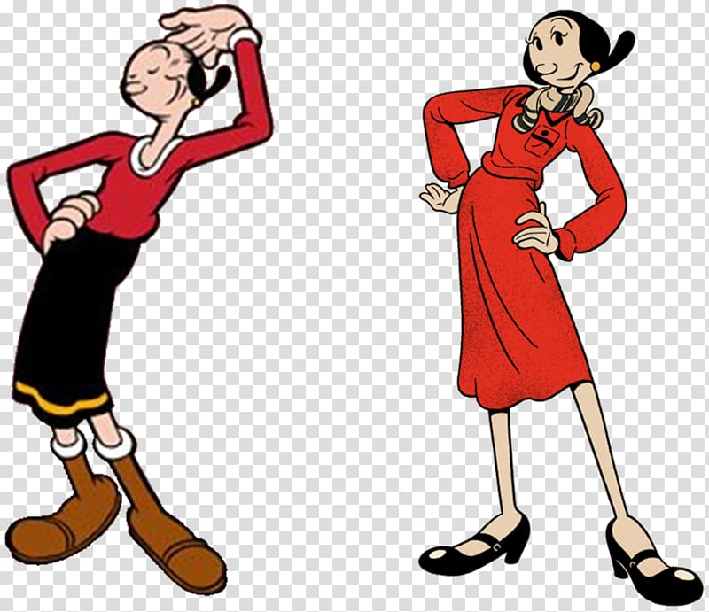 Popeye Olive Oyl Bluto J. Wellington Wimpy Swee'Pea, Peranakan transparent background PNG clipart
