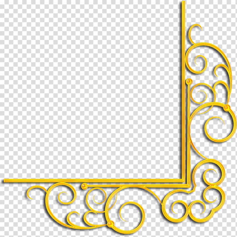 Gold Raster graphics Rectangle , gold corner transparent background PNG clipart