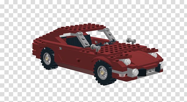 Model car Toyota 2000GT LEGO, car transparent background PNG clipart
