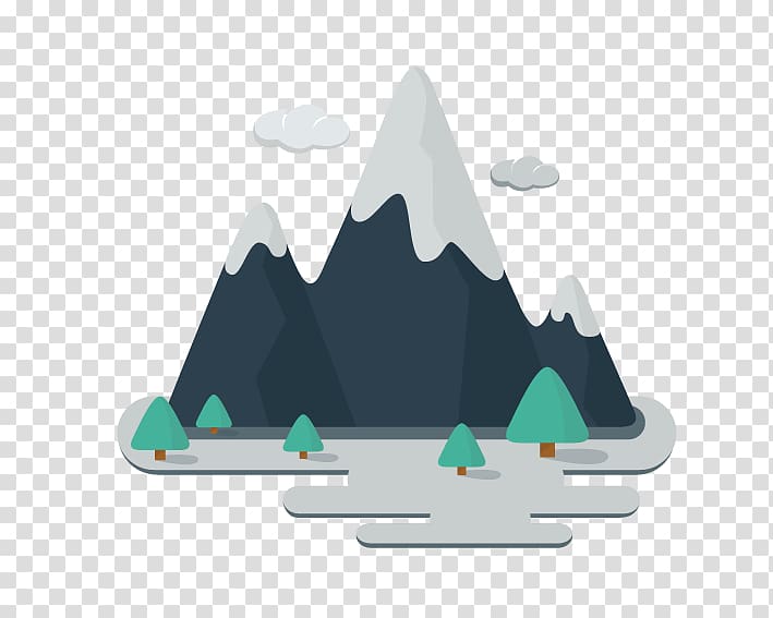 Tochal Mountain Icon, Landscape tree transparent background PNG clipart