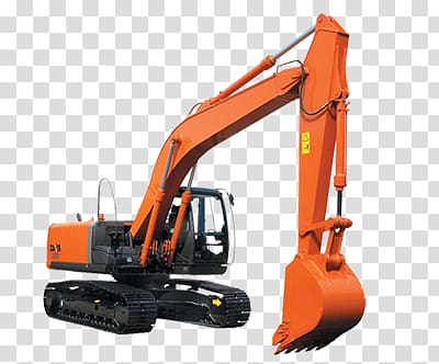 Excavator transparent background PNG clipart