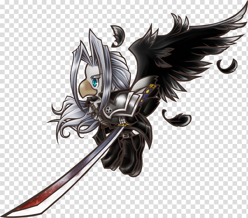 Dissidia Final Fantasy Army Corps of Hell Sephiroth Chocobo Square Enix Co., Ltd., gold corner transparent background PNG clipart