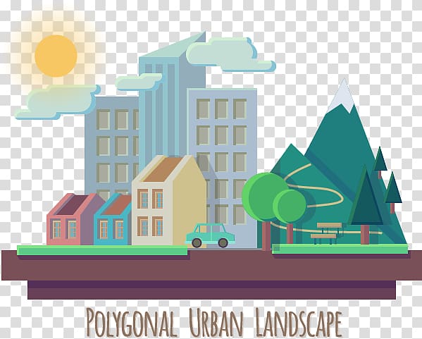 Pogo Stick: Fat Boy Jump Euclidean Architecture, creative city landscape material transparent background PNG clipart