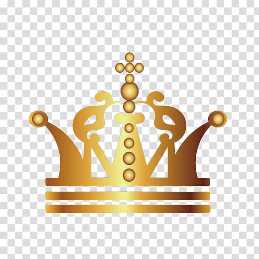 Logo Crown, Golden crown logo transparent background PNG clipart