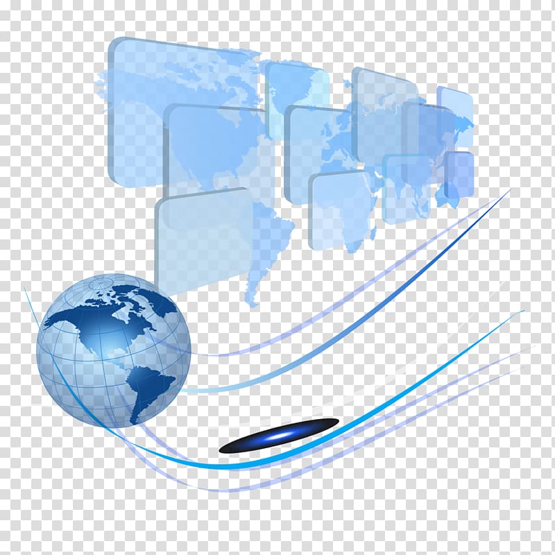 Blue Euclidean , Earth information board transparent background PNG clipart