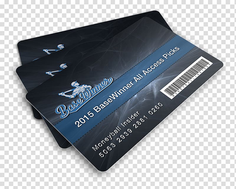 Sport Data Baseball Handicapping Payment card, membership card transparent background PNG clipart