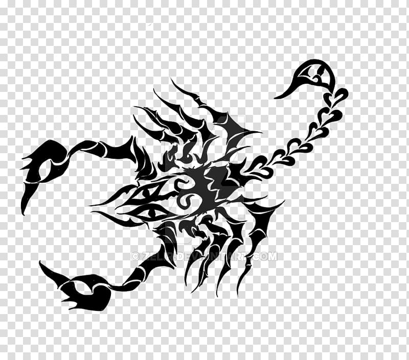 Scorpion Tattoo Cut Out Traditional PNG  SVG Design For TShirts