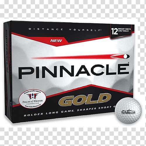 Golf Balls Pinnacle Gold Golf equipment, Golf transparent background PNG clipart