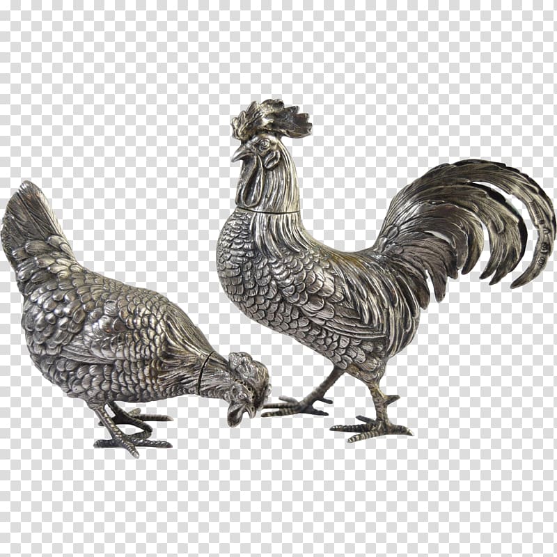 Leghorn chicken Legbar Appenzeller Rooster Silver, rooster transparent background PNG clipart