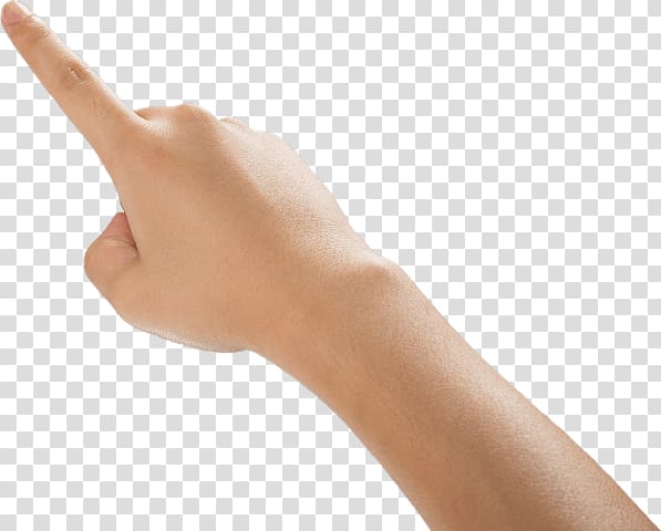 Hand Index finger, hand transparent background PNG clipart