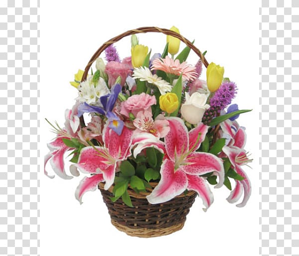 Arena Flowers Floristry Basket Birthday, footpath among flowers transparent background PNG clipart