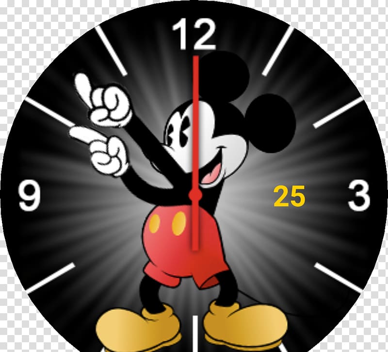 Samsung Galaxy Gear Samsung Gear S2 Mickey Mouse Asus ZenWatch Moto 360 (2nd generation), lg transparent background PNG clipart