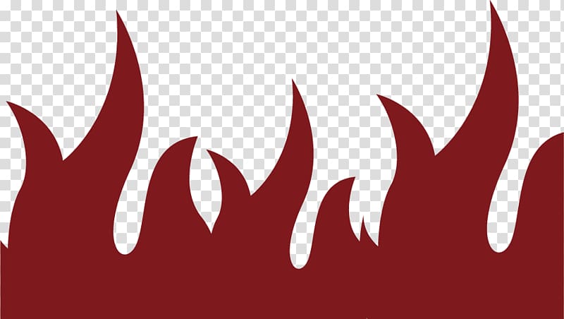 Red Graphic design, painted red flames transparent background PNG clipart