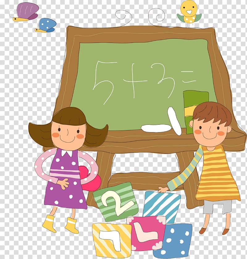 Mathematics Learning Child, child card transparent background PNG clipart