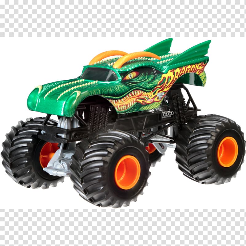 Car Hot Wheels Monster truck Die-cast toy, car transparent background PNG clipart