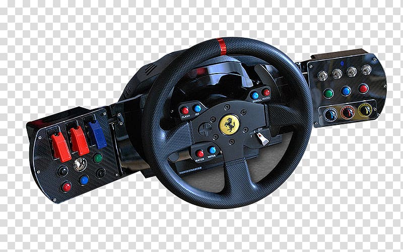 Game Controllers Joystick Thrustmaster Motor Vehicle Steering Wheels Racing wheel, joystick transparent background PNG clipart