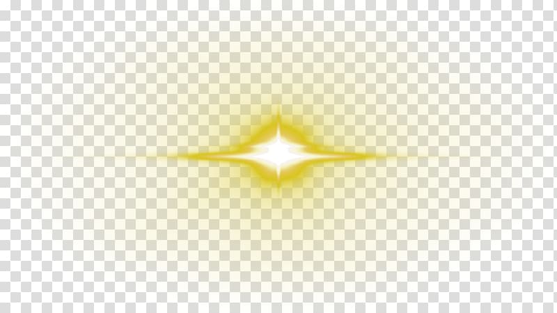 yellow light effect element transparent background PNG clipart