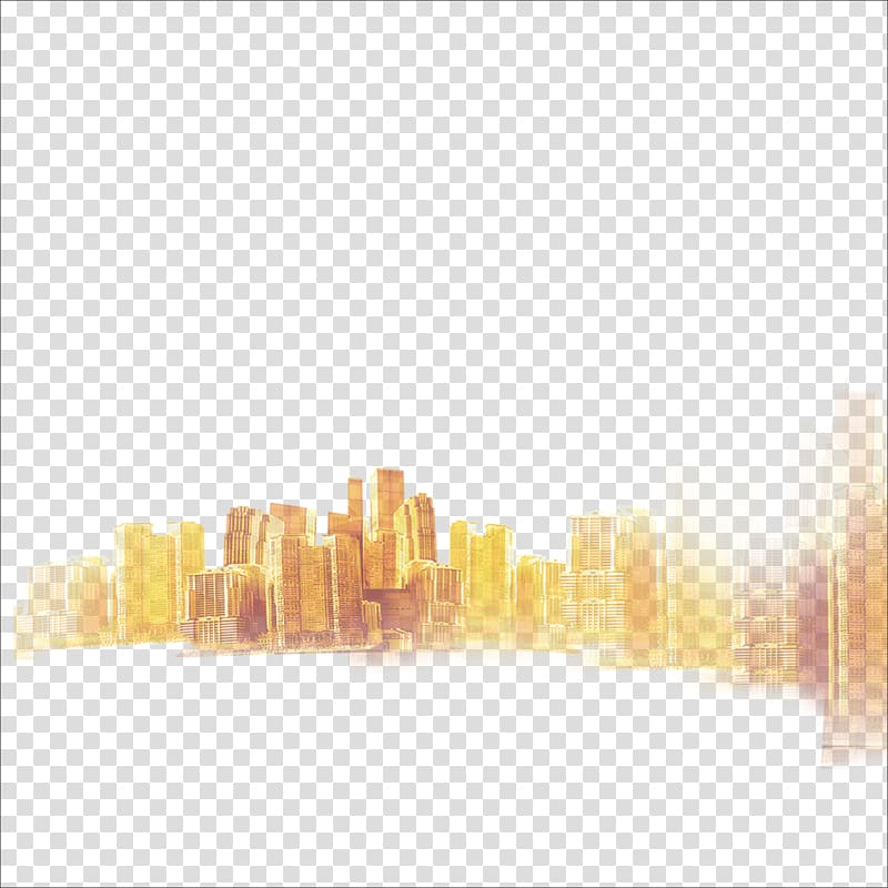 Yellow Pattern, Golden City transparent background PNG clipart