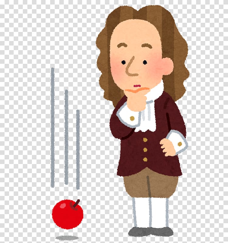 Isaac Newton Gravity Physics Newton\'s first law, newton transparent background PNG clipart