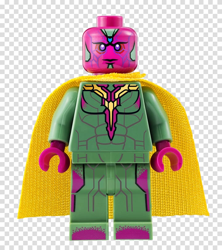 Vision Lego Marvel Super Heroes Lego Super Heroes Lego minifigure, .vision transparent background PNG clipart