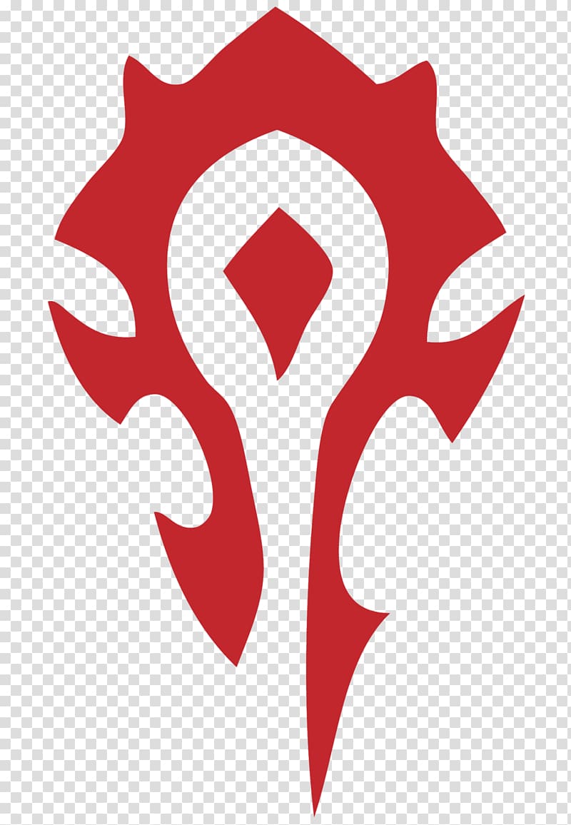 red logo, World of Warcraft Orda Logo Decal Sticker, wow transparent background PNG clipart