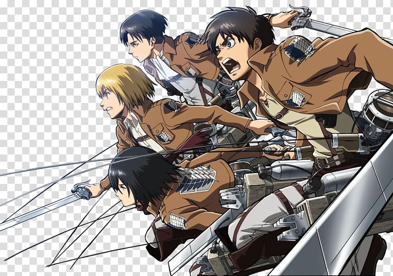 Eren Yeager A.O.T.: Wings Of Freedom Armin Arlert Mikasa Ackerman Attack On  Titan PNG - Free Download