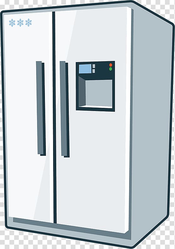 Refrigerator Home appliance Drawing, refrigerator transparent