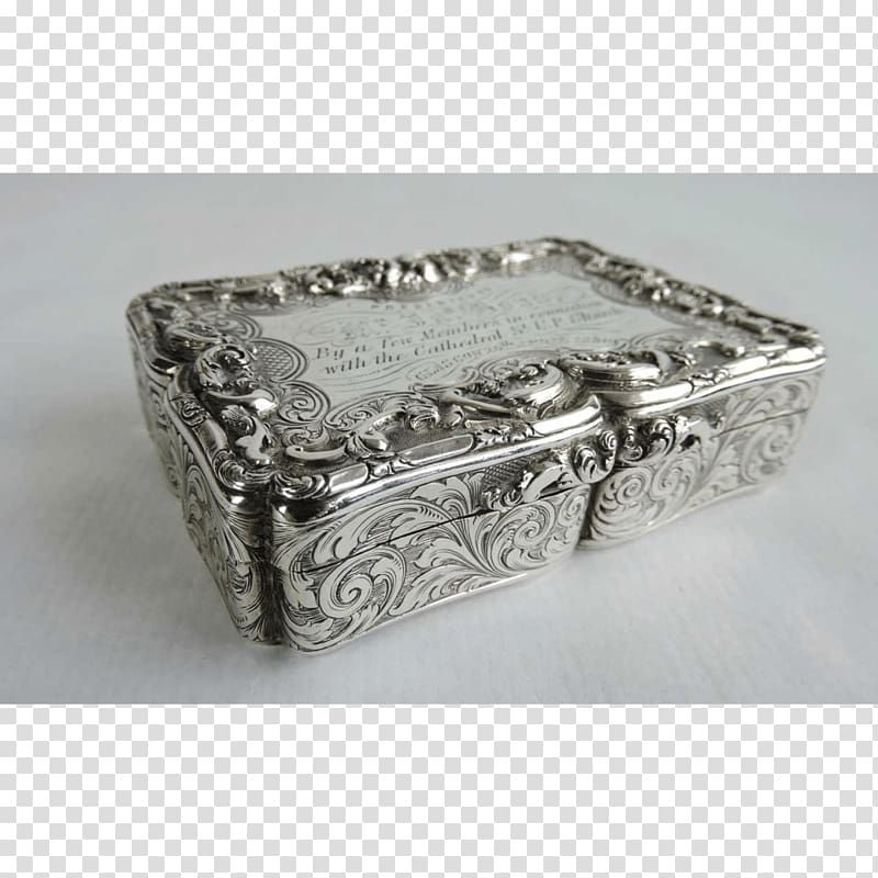 Silver Ashtray Rectangle, exquisite box rice transparent background PNG clipart