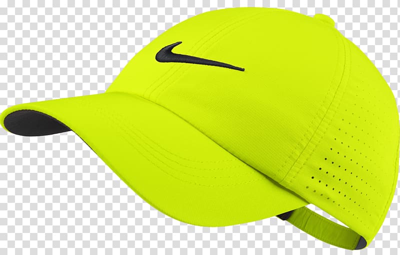 Baseball cap Hat White Yellow, golf cap transparent background PNG clipart