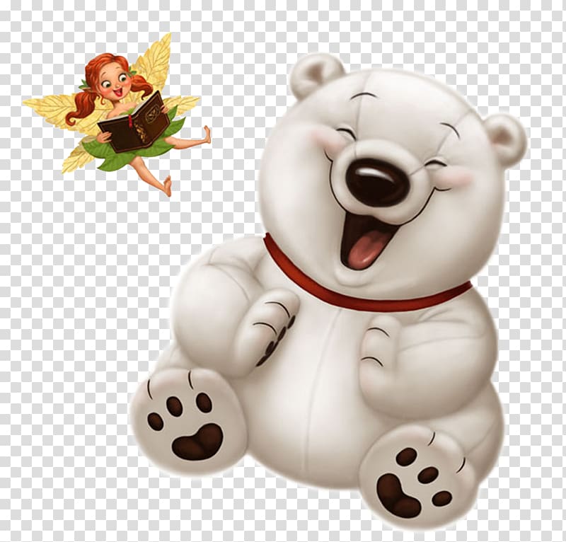 Polar bear , doll transparent background PNG clipart