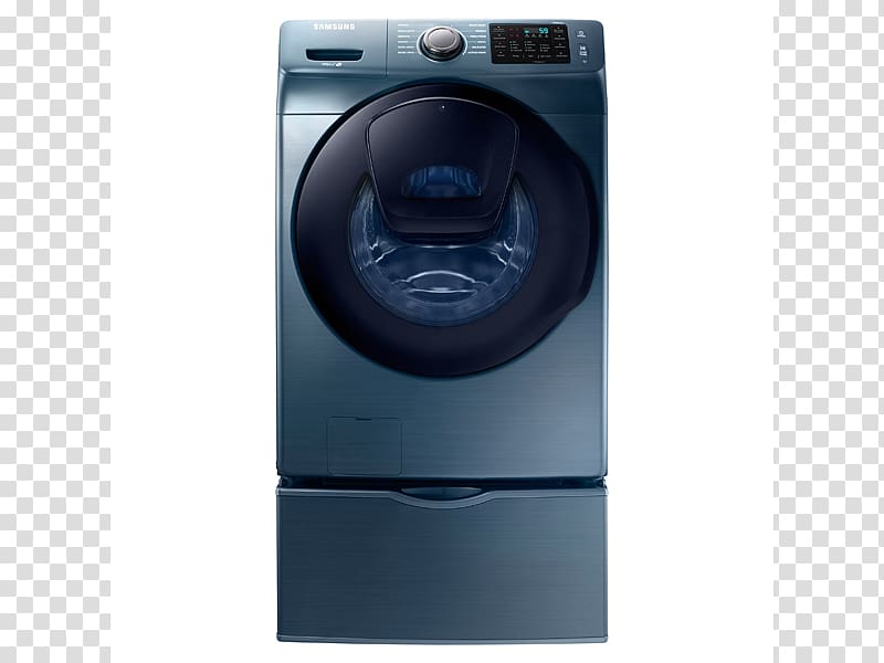 Washing Machines Samsung AddWash WF45K6200 Clothes dryer Cubic foot Samsung AddWash WF15K6500, samsung transparent background PNG clipart