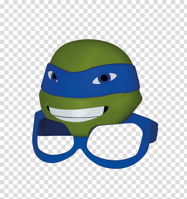 Green Smiley Headgear, Ninja Michael angelo transparent background PNG clipart