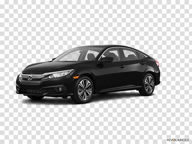 2018 Honda Civic EX-L Sedan Honda Accord Continuously Variable Transmission Front-wheel drive, Honda 70 cc transparent background PNG clipart