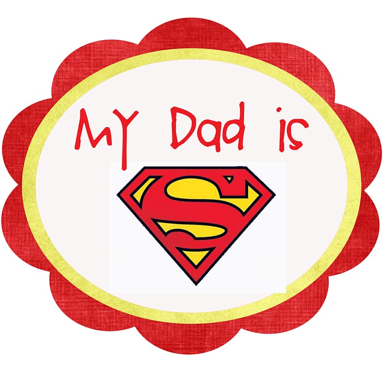 Superman Batman Iron Man T-shirt Logo, Love Dad transparent background PNG clipart