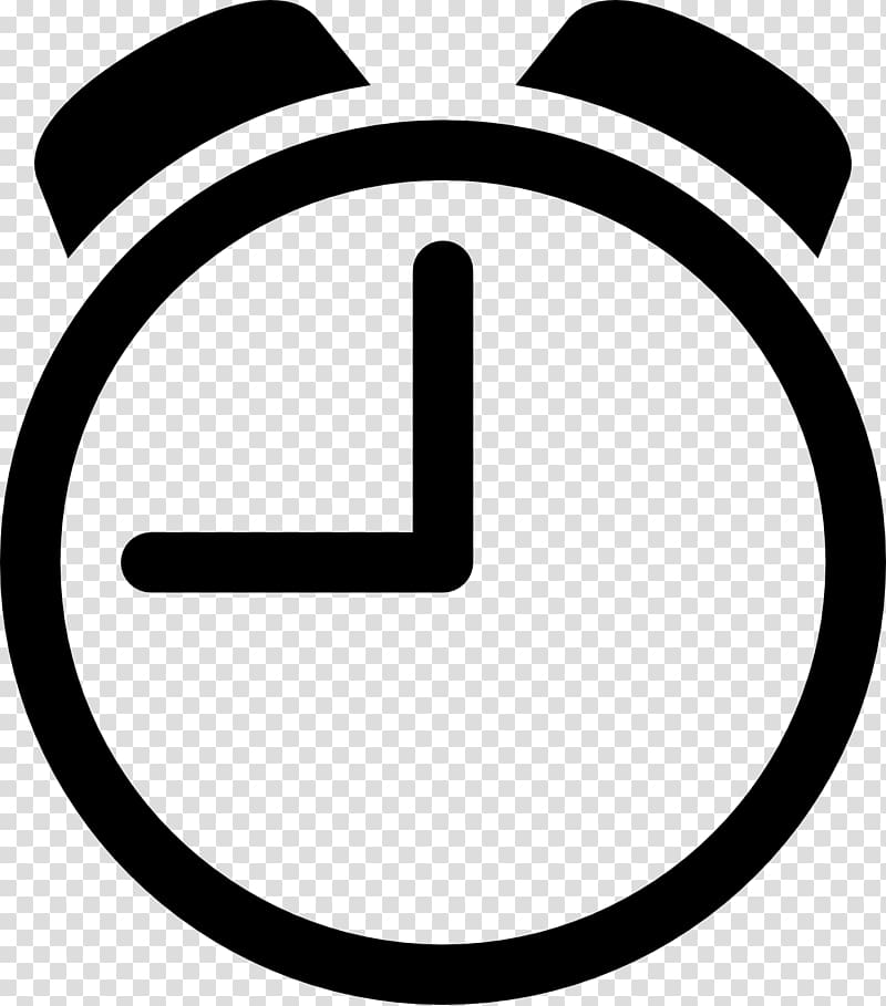 digital clock clipart black and white
