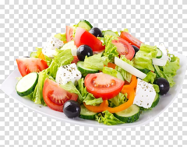 Greek salad Pizza Vegetarian cuisine Hamburger Breakfast, high definition transparent background PNG clipart