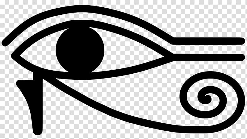 Ancient Egypt Eye of Horus Eye of Ra, lucky symbols transparent background PNG clipart